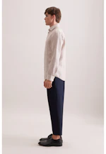 Slim Leinenhemd Uni in Beige |  Seidensticker Onlineshop