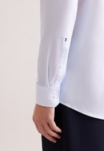 Comfort Business Hemd Druck in Hellblau |  Seidensticker Onlineshop