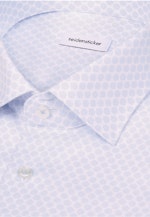 Comfort Business Hemd Druck in Hellblau |  Seidensticker Onlineshop