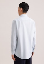 Comfort Business Hemd Druck in Türkis |  Seidensticker Onlineshop