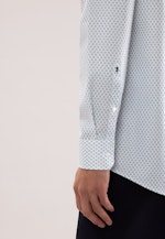 Comfort Business Hemd Druck in Türkis |  Seidensticker Onlineshop