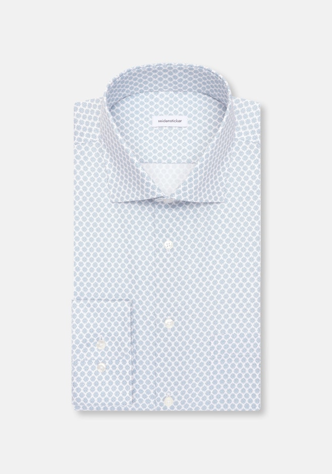 Comfort Chemise d'affaires Imprimé dans Turquoise | Boutique en ligne Seidensticker
