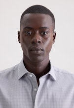 Shaped Business Hemd Druck in Beige |  Seidensticker Onlineshop