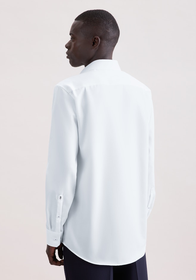 Comfort Chemise d'affaires Uni dans Blanc | Boutique en ligne Seidensticker
