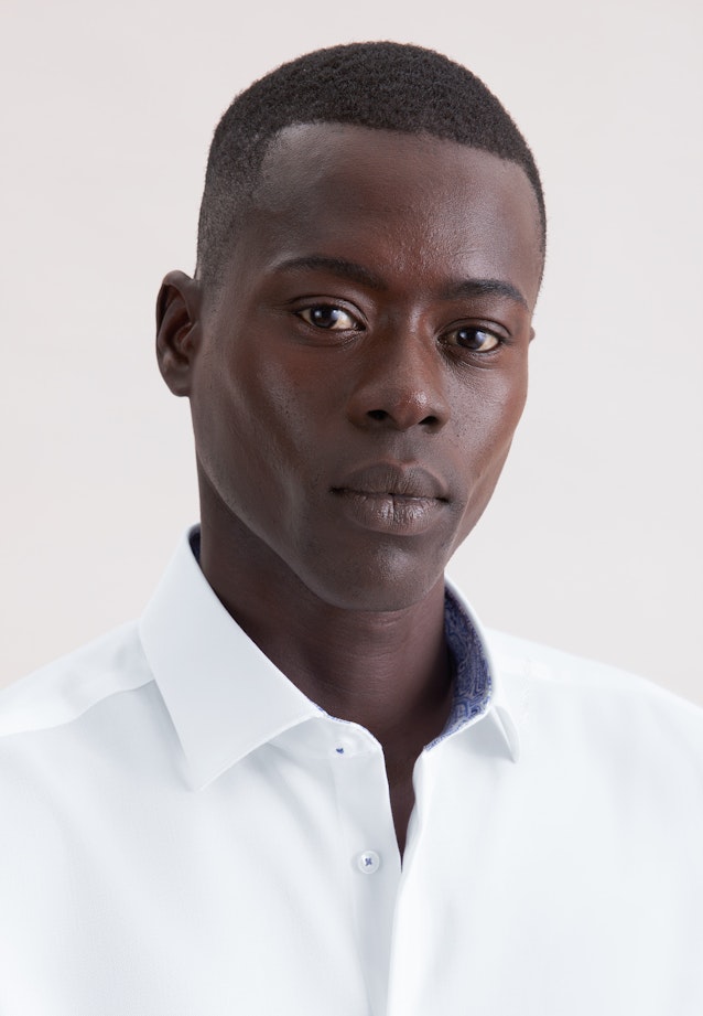 Comfort Business Hemd Uni in Weiß |  Seidensticker Onlineshop