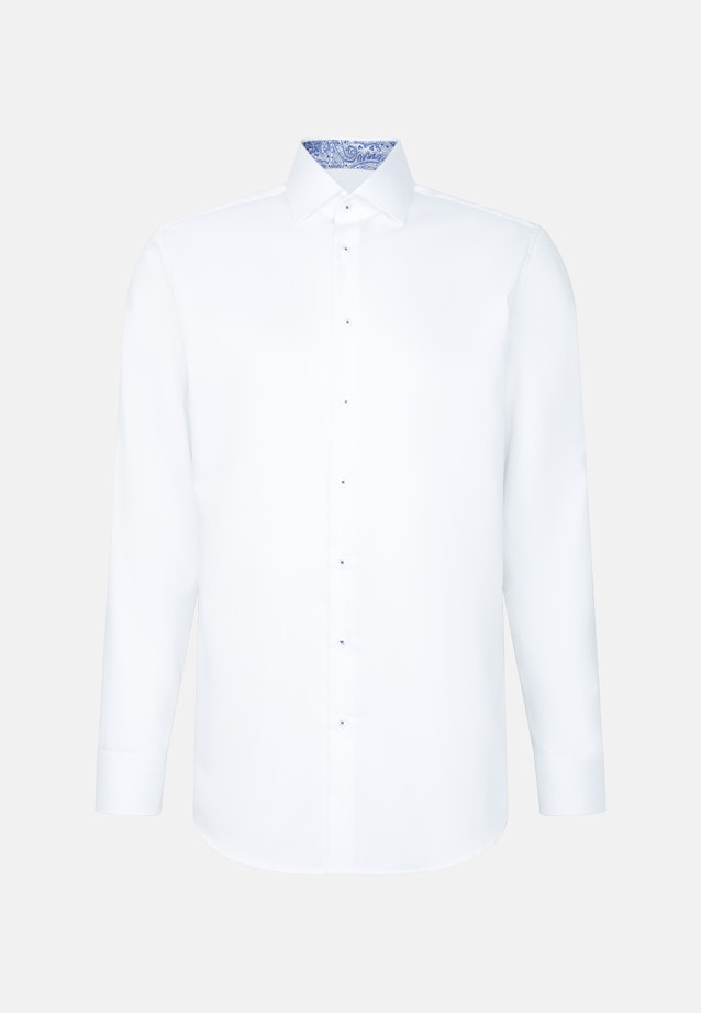 Comfort Business Hemd Uni in Weiß |  Seidensticker Onlineshop