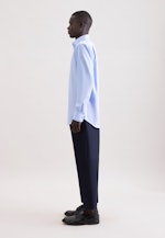 Comfort Business Hemd Uni in Mittelblau |  Seidensticker Onlineshop