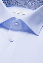 Comfort Business Hemd Uni in Mittelblau |  Seidensticker Onlineshop