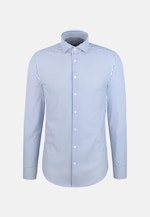 X-Slim Performance-Hemd Druck in Mittelblau |  Seidensticker Onlineshop