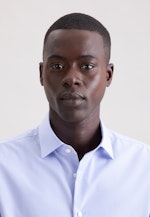 Slim Business Hemd Gestreift in Mittelblau |  Seidensticker Onlineshop