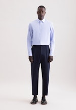 Slim Business Hemd Gestreift in Mittelblau |  Seidensticker Onlineshop