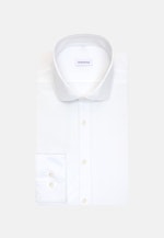 Slim Jerseyhemd Uni in Weiß |  Seidensticker Onlineshop