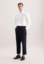 Slim Jersey shirt Uni in Weiß |  Seidensticker Onlineshop