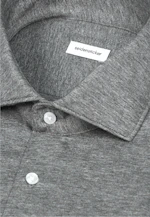 Slim Chemise en jersey Uni in Gris |  Seidensticker Onlineshop