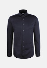 Slim Jerseyhemd Uni in Dunkelblau |  Seidensticker Onlineshop