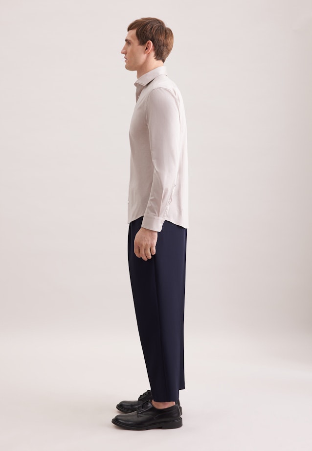 Slim Jersey shirt Uni in Beige |  Seidensticker Onlineshop