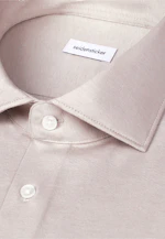Slim Jerseyhemd Uni in Beige |  Seidensticker Onlineshop