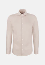 Slim Jerseyhemd Uni in Beige |  Seidensticker Onlineshop