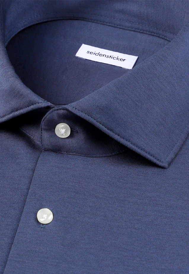 Slim Jerseyhemd Uni in Grau |  Seidensticker Onlineshop