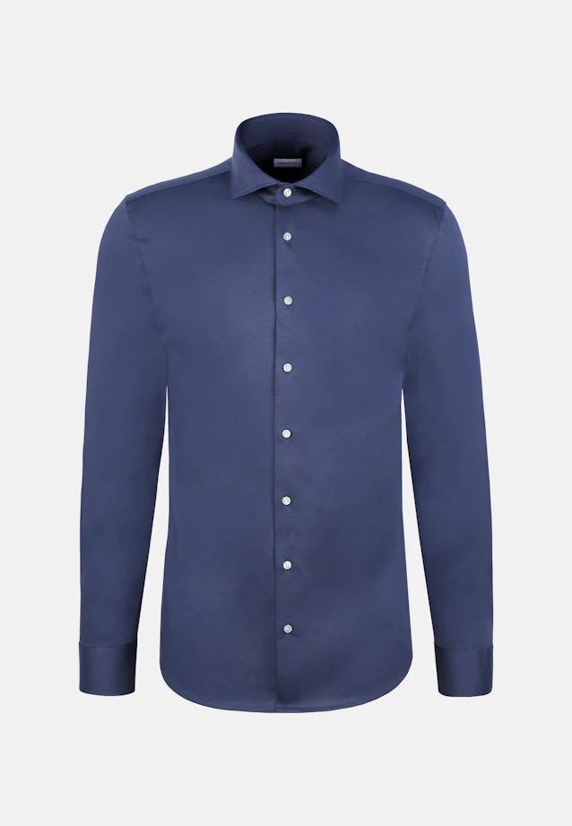 Slim Jerseyhemd Uni in Grau |  Seidensticker Onlineshop