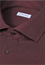 Slim Chemise en jersey Uni in Rouge |  Seidensticker Onlineshop