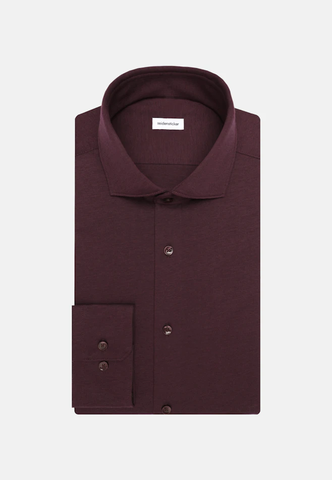 Slim Jersey shirt Uni in Rot | Seidensticker online shop