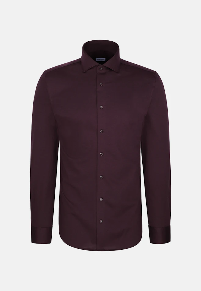 Slim Jerseyhemd Uni in Rot | Seidensticker Onlineshop