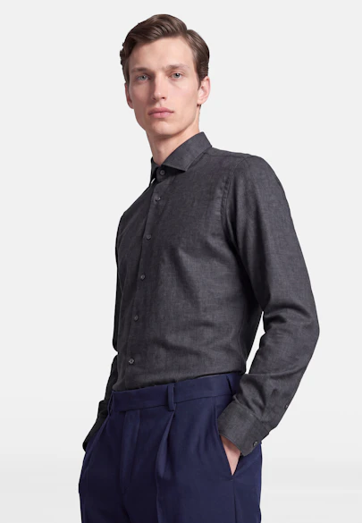 Slim Jersey shirt Uni in Grey |  Seidensticker Onlineshop