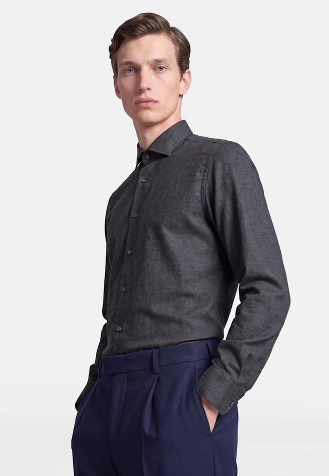 Slim Jersey shirt Uni in Grey | Seidensticker online shop
