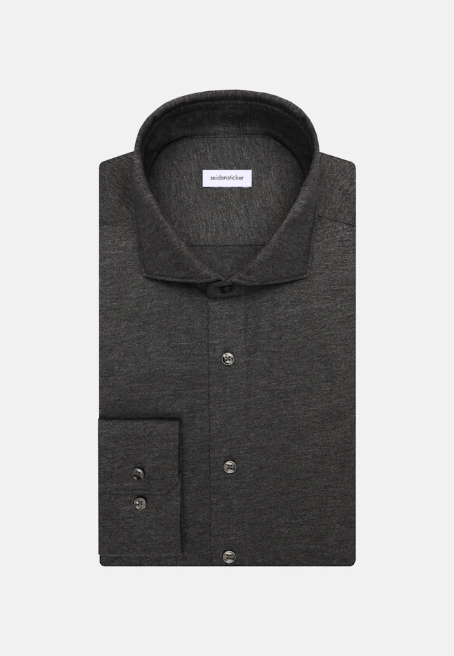 Slim Jersey shirt Uni in Grey | Seidensticker online shop