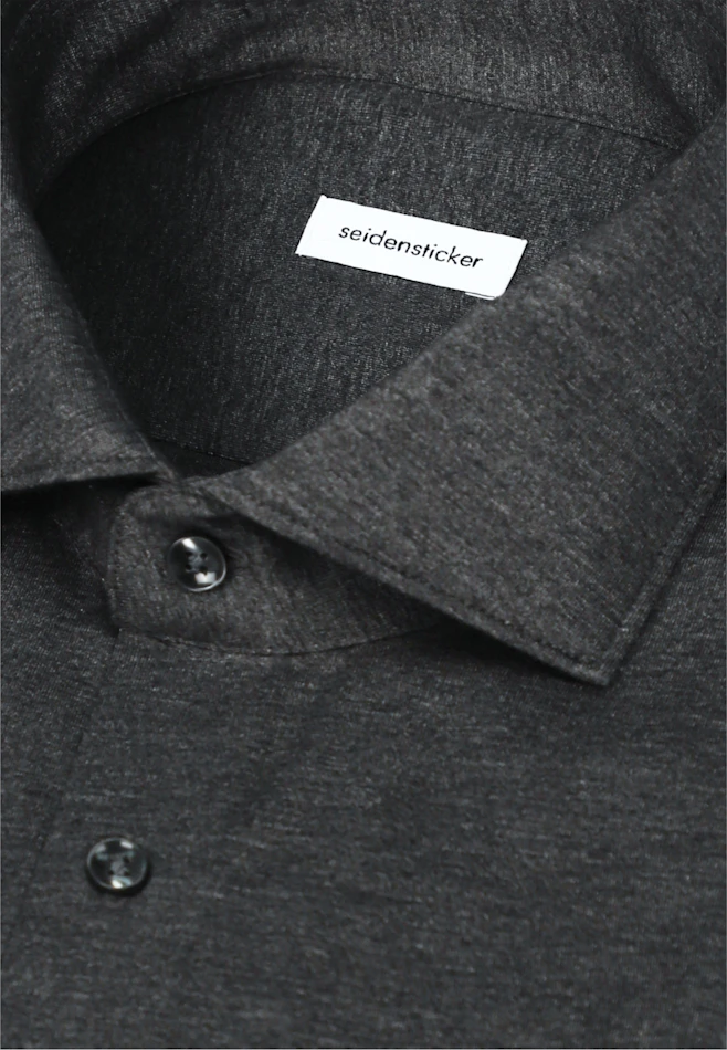 Slim Jersey shirt Uni in Grey | Seidensticker online shop