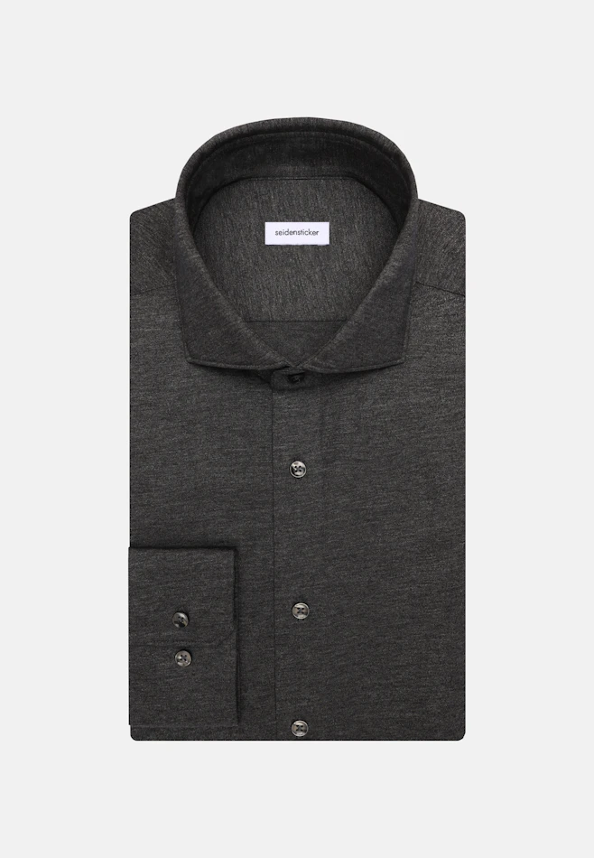 Slim Jersey shirt Uni in Grey | Seidensticker online shop