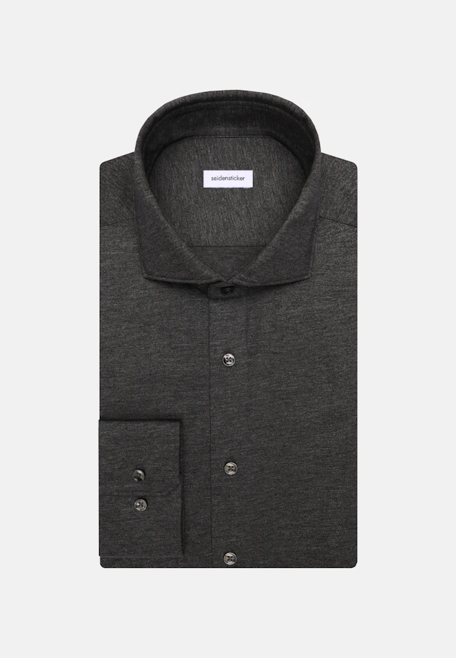 Slim Jersey shirt Uni in Grey | Seidensticker online shop