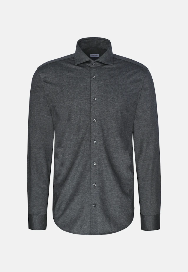 Slim Jersey shirt Uni in Grey |  Seidensticker Onlineshop