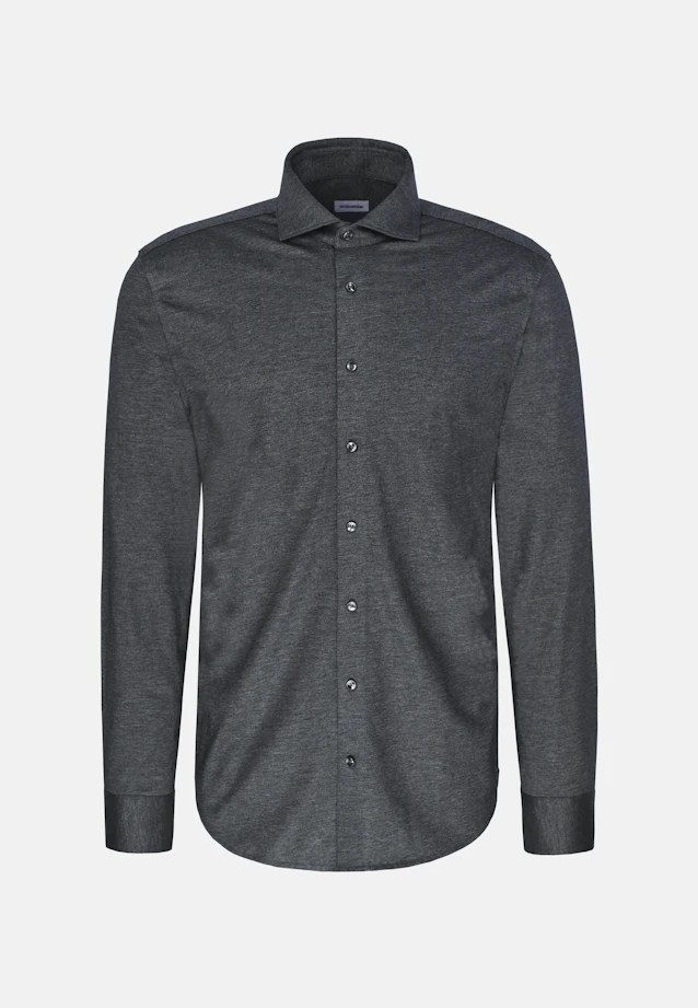 Slim Jersey shirt Uni in Grey |  Seidensticker Onlineshop