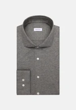 Slim Jerseyhemd Uni in Grau |  Seidensticker Onlineshop