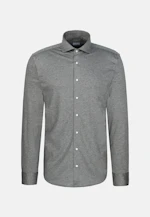 Slim Jerseyhemd Uni in Grau |  Seidensticker Onlineshop