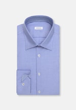 X-Slim Business Hemd Struktur in Mittelblau |  Seidensticker Onlineshop