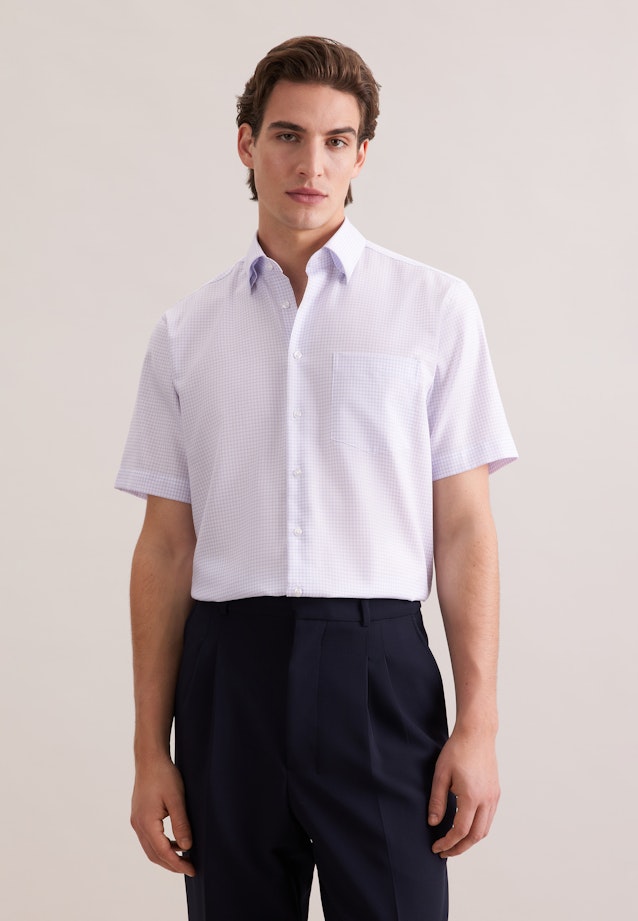 Regular Business Hemd Karo in Rosa |  Seidensticker Onlineshop