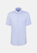 Regular Business Hemd Karo in Mittelblau |  Seidensticker Onlineshop