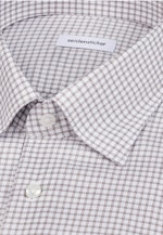 Regular Business Hemd Karo in Beige |  Seidensticker Onlineshop