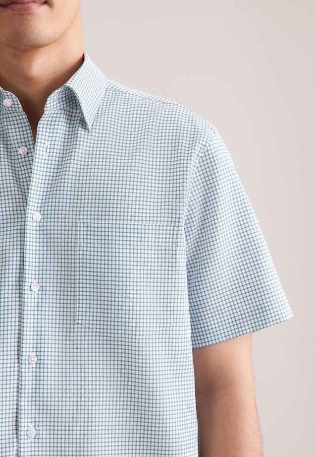 Regular Business Hemd Karo in Grün |  Seidensticker Onlineshop