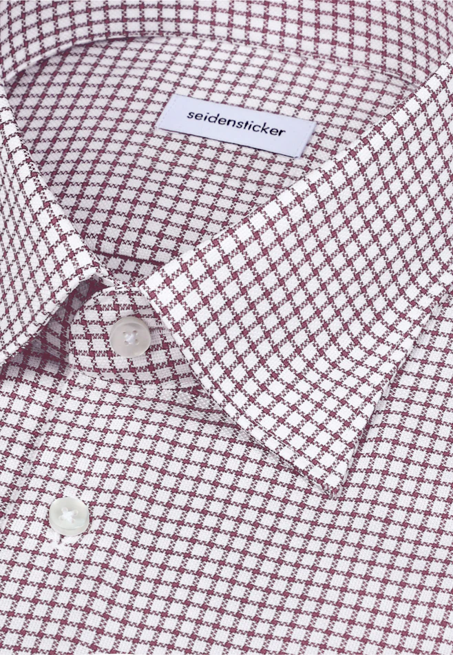 Regular Chemise d'affaires carreaux dans Marron | Boutique en ligne Seidensticker