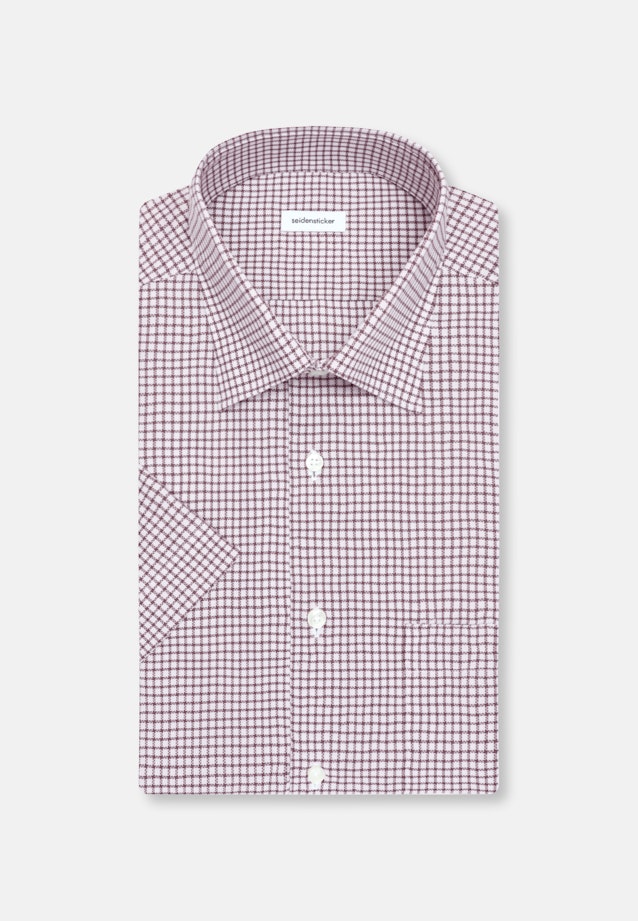 Regular Business Hemd Karo in Braun |  Seidensticker Onlineshop