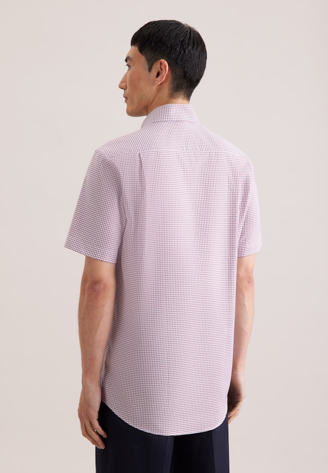 Regular Business Hemd Karo in Rot |  Seidensticker Onlineshop