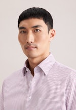 Regular Business Hemd Karo in Rot |  Seidensticker Onlineshop