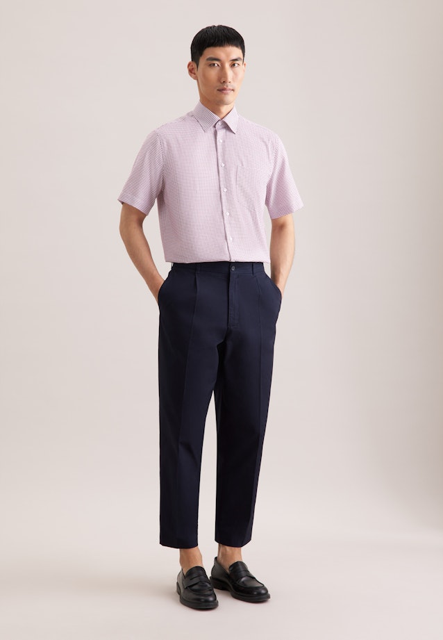 Regular Business Hemd Karo in Rot |  Seidensticker Onlineshop