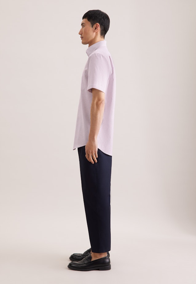 Regular Business Hemd Karo in Rot |  Seidensticker Onlineshop