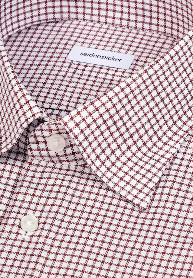 Regular Business Hemd Karo in Rot |  Seidensticker Onlineshop