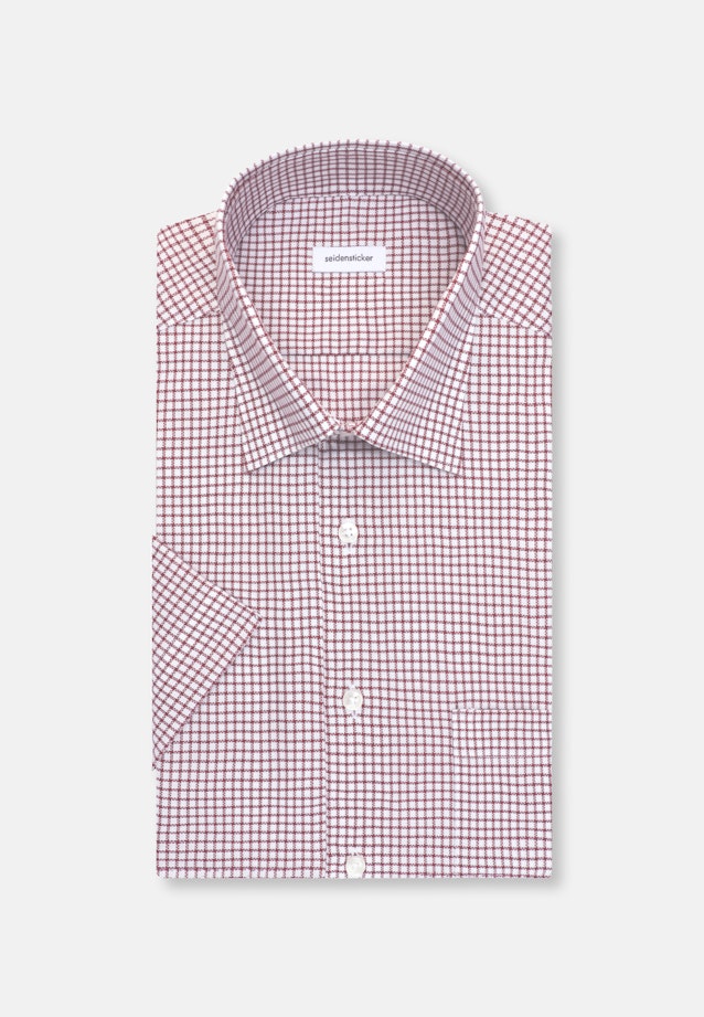 Regular Business Hemd Karo in Rot |  Seidensticker Onlineshop